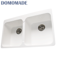 Various design matt white / glossy white custom made modern europe kitchen sink